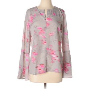 Banana Republic Ikat Print Bell Sleeve Blouse